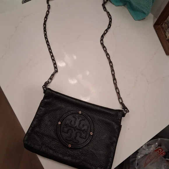 Black Leather Crossbody Bag - Picture 5 of 5